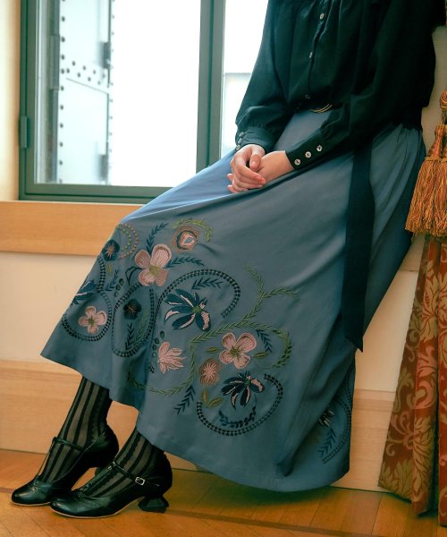 osharewalker(オシャレウォーカー)/『贅沢刺繍スカート』/img07