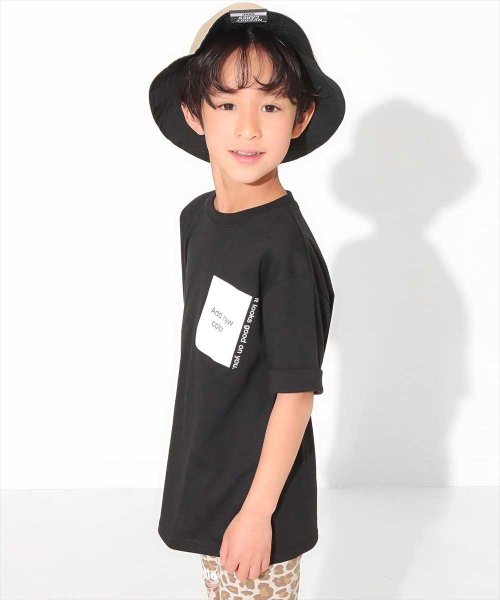 ANAP KIDS(アナップキッズ)/ロールアップ袖プリントビッグTシャツ/img06