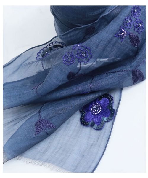 Sawa a la mode(サワアラモード)/繊細な花刺繍とビジュー輝くストール/img08