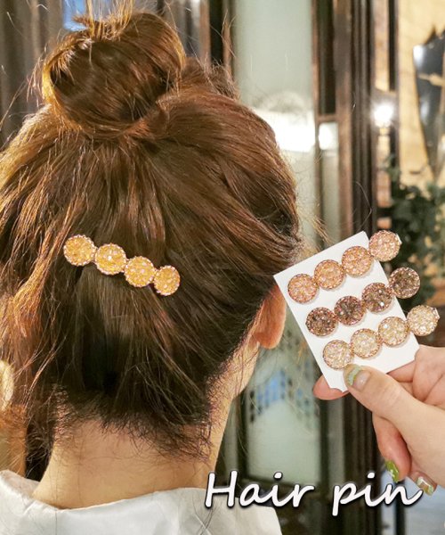 セール ヘアピン ヘアアクセサリー ヘア留め 髪飾り 前髪 サイド髪 小物 おしゃれ お洒落 レディース 可愛い かわいい 綺麗 キレイ シンプル 韓国 ショッピングゴー Shoppinggo Magaseek