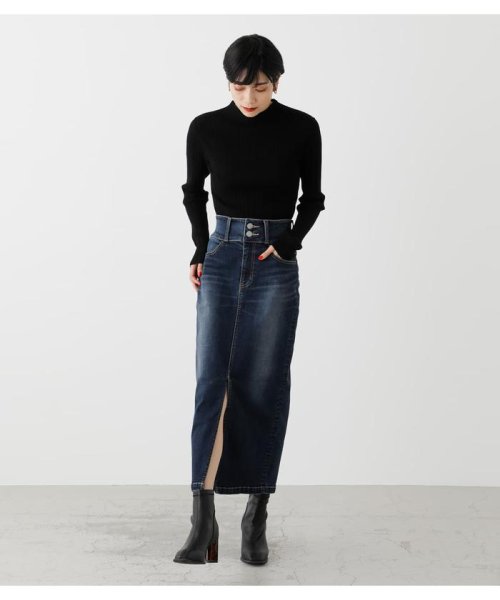 AZUL by moussy(アズールバイマウジー)/HIGH WAIST SLIT DENIM SK ２/img41