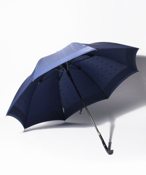 LANVIN en Bleu(umbrella)(ランバンオンブルー（傘）)/LANVIN en Bleu（ランバン オン ブルー）長傘　カチオンジャガード/img01