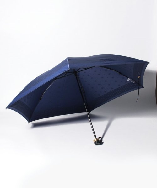 LANVIN en Bleu(umbrella)(ランバンオンブルー（傘）)/LANVIN en Bleu（ランバン オン ブルー）折りたたみ傘　カチオンジャガード/img01