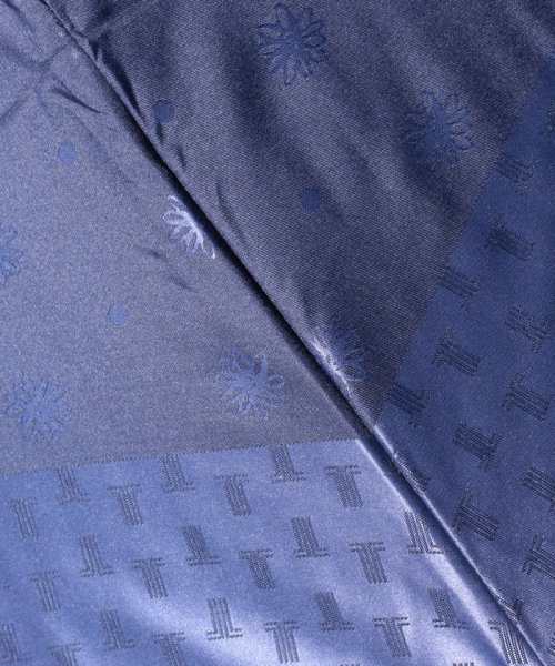 LANVIN en Bleu(umbrella)(ランバンオンブルー（傘）)/LANVIN en Bleu（ランバン オン ブルー）折りたたみ傘　カチオンジャガード/img04