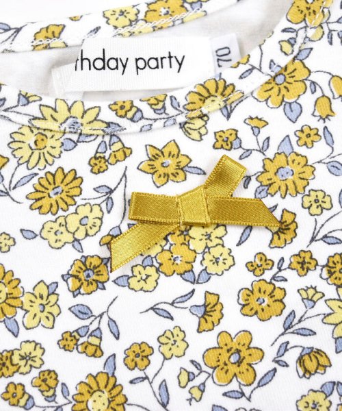 birthday party(バースデーパーティ)/フラワー 花  リボン フリル 半袖 Tシャツ (70~110cm)/img13