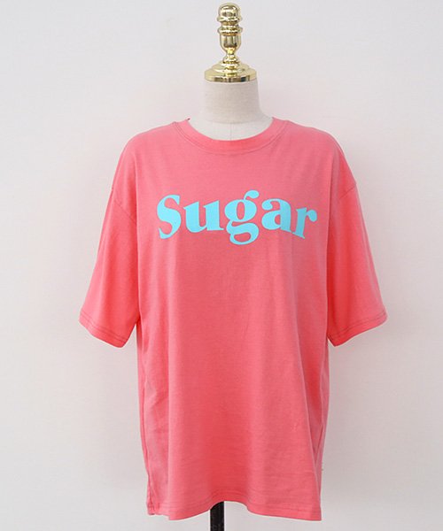 NANING9(ナンニング)/NANING9(ナンニング)Sugar半袖Tシャツ Tシャツ 半袖 ロゴ トップス ゆったり レディース オーバーサイズ/img19