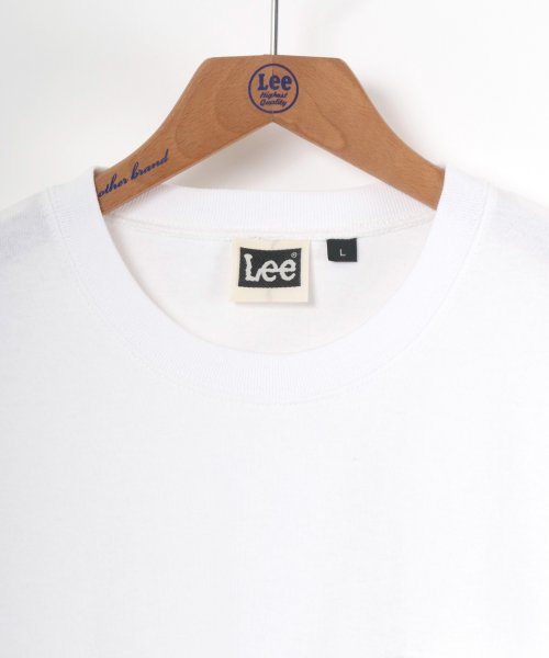 LAZAR(ラザル)/【Lazar】Lee/リー 【別注/コラボ】 ビッグシルエット ワンポイント ピスネーム ポケット Tシャツ/2021 SPRING SUMMER/img02