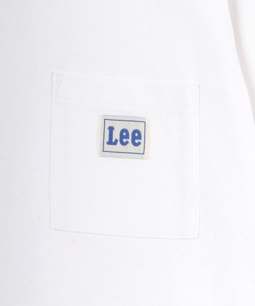 LAZAR(ラザル)/【Lazar】Lee/リー 【別注/コラボ】 ビッグシルエット ワンポイント ピスネーム ポケット Tシャツ/2021 SPRING SUMMER/img04