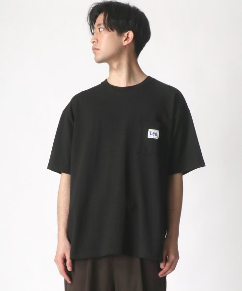 LAZAR(ラザル)/【Lazar】Lee/リー 【別注/コラボ】 ビッグシルエット ワンポイント ピスネーム ポケット Tシャツ/2021 SPRING SUMMER/img07