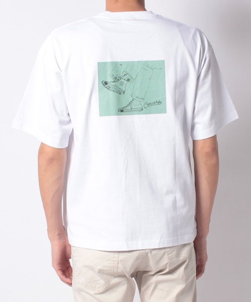 CONVERSE(コンバース)/【CONVERSE】 コンバース シューズモチーフバックプリント 半袖Tシャツ/img10