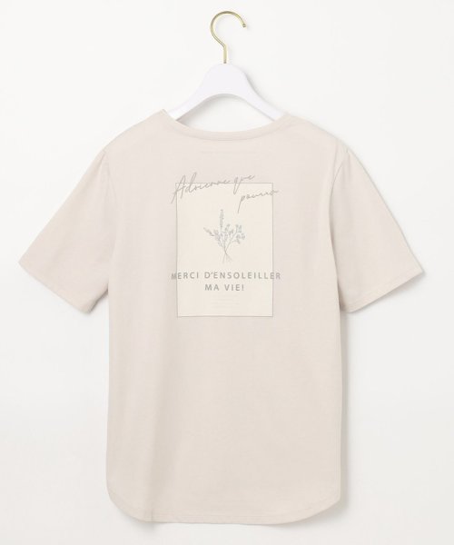 any SiS L(エニスィス（大きいサイズ）)/バックプリント Tシャツ/img08