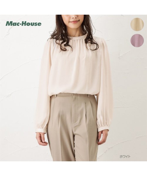 MAC HOUSE(women)(マックハウス（レディース）)/Howdy Marie ハウディーマリー ギャザーブラウス GL－1221204/img03