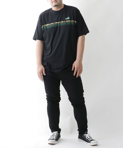 MARUKAWA(大きいサイズのマルカワ)/【CONVERSE】コンバース Tシャツ 大きいサイズ パネル ボーダー 半袖 ティーシャツ アメカジ カジュアル/img09