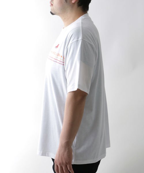 MARUKAWA(大きいサイズのマルカワ)/【CONVERSE】コンバース Tシャツ 大きいサイズ パネル ボーダー 半袖 ティーシャツ アメカジ カジュアル/img13