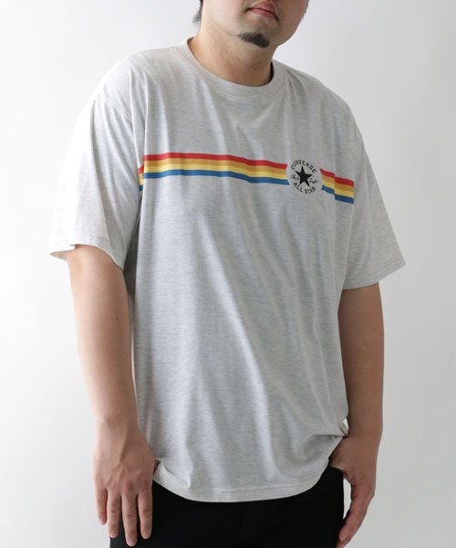 MARUKAWA(大きいサイズのマルカワ)/【CONVERSE】コンバース Tシャツ 大きいサイズ パネル ボーダー 半袖 ティーシャツ アメカジ カジュアル/img15