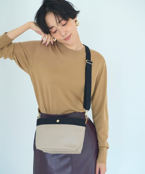 【VERY 10月号掲載】【Breath TOPKAPI】ブレス トプカピ RIPPLE リプル スリム レディース ミニショルダー バッグ【キズ にも強い】 