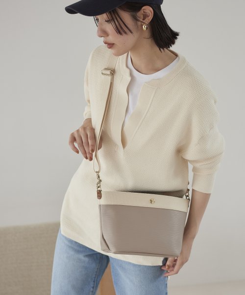 【VERY 10月号掲載】【Breath TOPKAPI】ブレス トプカピ RIPPLE リプル スリム レディース ミニショルダー バッグ【キズ にも強い】 