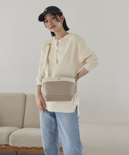 【VERY 10月号掲載】【Breath TOPKAPI】ブレス トプカピ RIPPLE リプル スリム レディース ミニショルダー バッグ【キズ にも強い】 