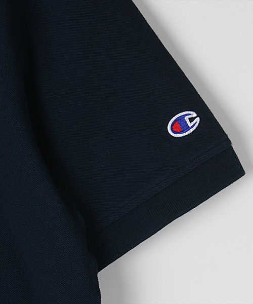 CHAMPION(チャンピオン)/【Ｃhampion】 チャンピオン ワンポイント 無地 カノコ 半袖 ポロシャツ/img10