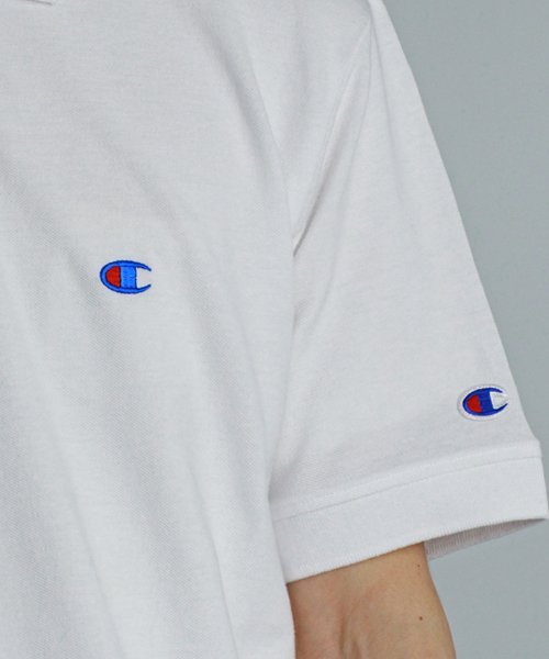 CHAMPION(チャンピオン)/【Ｃhampion】 チャンピオン ワンポイント 無地 カノコ 半袖 ポロシャツ/img13