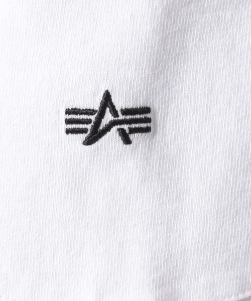 ALPHA INDUSTRIES(アルファインダストリーズ)/【ALPHA】 アルファ ワンポイントロゴ刺繍ポケット 半袖Tシャツ/img08