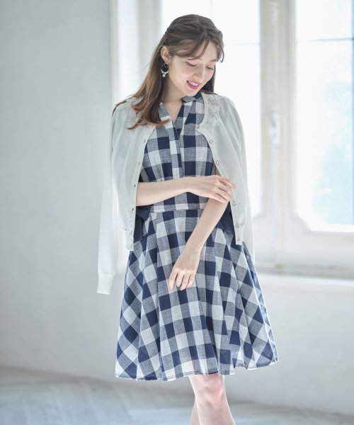 Mii Pon さんコラボ スキッパーギンガムチェックワンピース トッコクローゼット Tocco Closet Magaseek Mii Pon さんコラボ スキッパーギンガムチェックワンピース トッコクローゼット Tocco Closet Magaseek