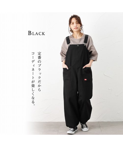 MAC HOUSE(women)(マックハウス（レディース）)/Dickies ディッキーズ 裾ドロストオーバーオール 1182－6493/img06