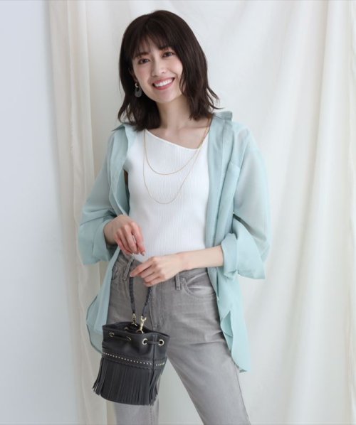 バックスリットシアーシャツ アプワイザー リッシェ Apuweiser Riche Magaseek バックスリットシアーシャツ アプワイザー リッシェ Apuweiser Riche Magaseek