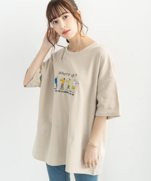 Rocky Monroe(ロッキーモンロー)/プリントT 半袖 メンズ レディース カジュアル ストリート Tシャツ バックプリント イラスト ホワイト ブラック ビッグシルエット ドロップショルダー スケ/img12