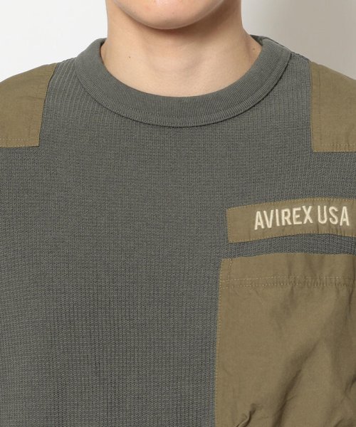 AVIREX(AVIREX)/リブ コンバット Tシャツ/RIB COMBAT T－SHIRT/img03