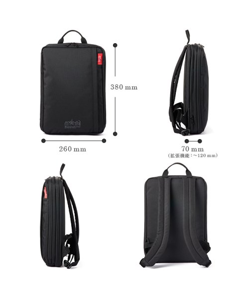 マンハッタンポーテージ リュック バックパック ビジネス メンズ レディース 小さめ 薄型 A4 Manhattan Portage mp2218hpwp Manhattan CORDURA® HP Portage “610D Fabric”