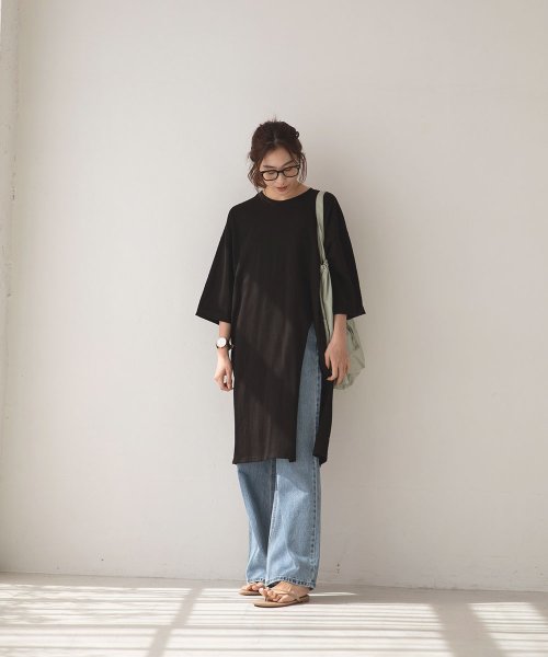 marjour(マージュール)/SLIT TEE ONEPIECE/img10