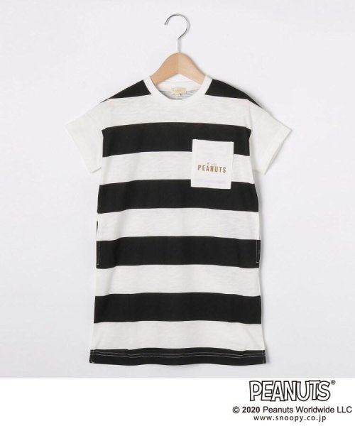 セール 90 130cm スヌーピー天竺ポケットワンピース ハッシュアッシュ キッズ Hushush Kids Magaseek