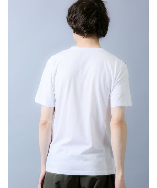 semanticdesign(セマンティックデザイン)/前身チェック柄プリント Vネック半袖Tシャツ/img02