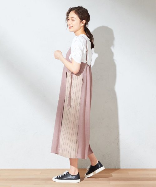 セール 50 Off 洗える プリーツコンビ ワンピース フェルゥ Feroux Magaseek