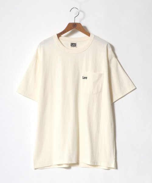 LAZAR(ラザル)/【Lazar】Lee/リー ワンポイント ミニロゴ刺繍 ポケット Tシャツ/img13