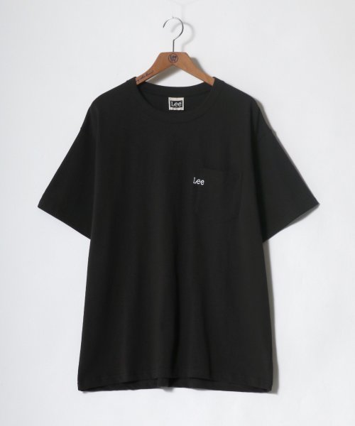 LAZAR(ラザル)/【Lazar】Lee/リー ワンポイント ミニロゴ刺繍 ポケット Tシャツ/img15