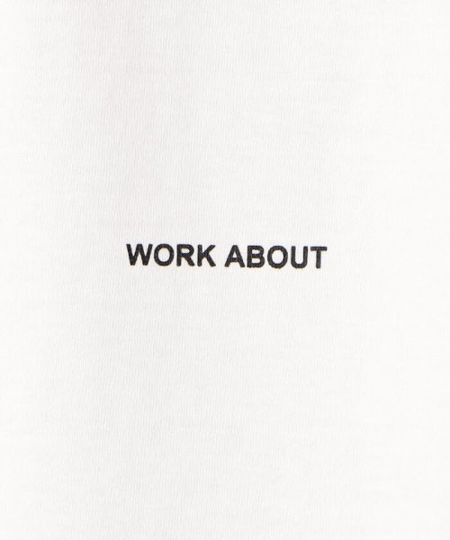 WORK ABOUT(WORK ABOUT)/【WORK ABOUT/ワークアバウト】BOXロゴ ビッグシルエット Tシャツ/img10