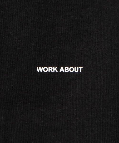 WORK ABOUT(WORK ABOUT)/【WORK ABOUT/ワークアバウト】BOXロゴ ビッグシルエット Tシャツ/img12
