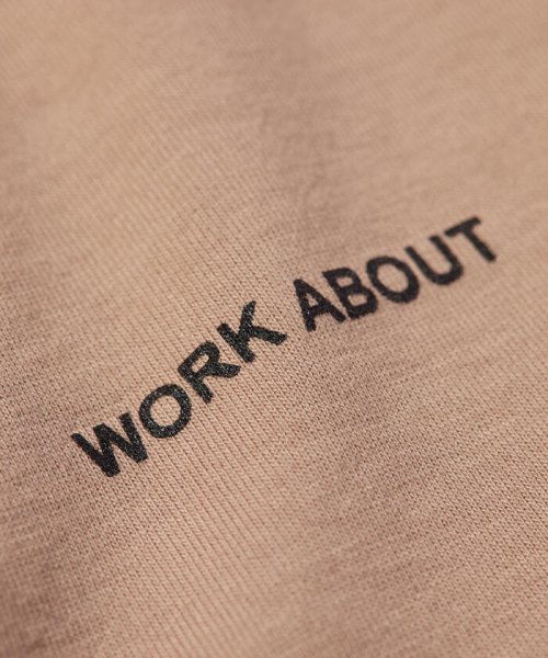 WORK ABOUT(WORK ABOUT)/【WORK ABOUT/ワークアバウト】BOXロゴ ビッグシルエット Tシャツ/img37