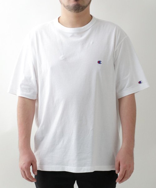 MARUKAWA(大きいサイズのマルカワ)/【Champion】チャンピオン 大きいサイズ[3L－5L] ワンポイント Tシャツ ロゴ 刺繍 半袖 ティーシャツ アメカジ カジュアル メンズ/img11