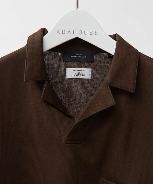 ABAHOUSE(ABAHOUSE)/ALBINI オープンカラー ポロシャツ/img02