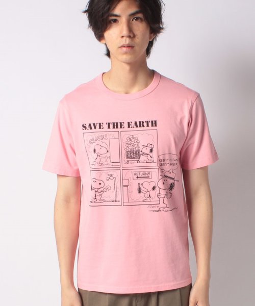 BENETTON (mens)(ベネトン（メンズ）)/【PEANUTSコラボ】JCCスヌーピー＆ウッドストックTシャツ・カットソー/img67