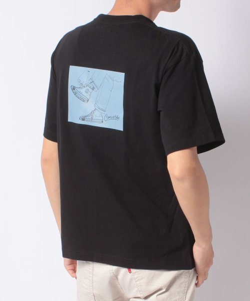 CONVERSE(コンバース)/【CONVERSE】 コンバース シューズモチーフバックプリント 半袖Tシャツ/img17
