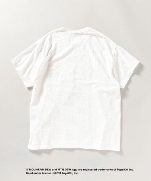 SHIPS MEN(シップス　メン)/【WEB限定/SHIPS別注】GOOD ROCK SPEED: ピグメント加工 American food ロゴ プリント Tシャツ ホワイトボディ/img12