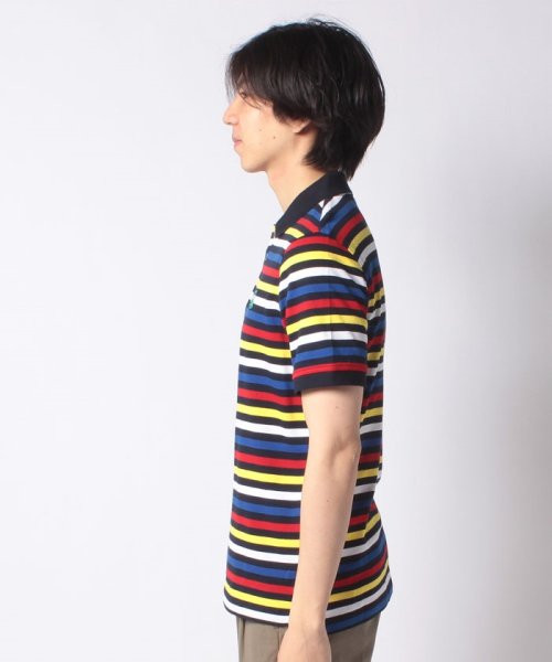 BENETTON (mens)(ベネトン（メンズ）)/ストレッチボーダーポロシャツ/img37