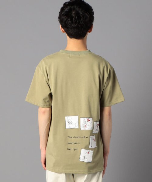 GLOSTER(GLOSTER)/ミニロゴTシャツ バックプリント ビッグシルエット/img03