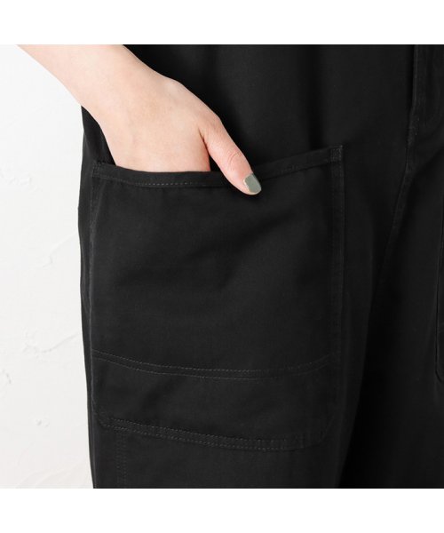 MAC HOUSE(women)(マックハウス（レディース）)/Dickies ディッキーズ 裾ドロストオーバーオール 1182－6493/img20