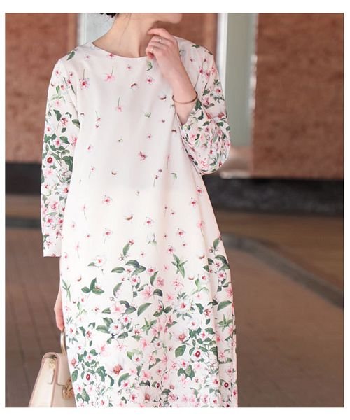 華やかな花柄チュニックワンピース 人気・おすすめ｜使いやすい・旅行におすすめ 品質保証 全国発送 日本国内発送・最短翌日お届け