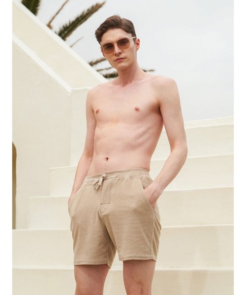 Darich(Darich)/Kyle beige board shorts/img02